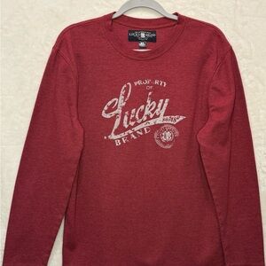 Lucky Brand Burgundy Long Sleeve Shirt💫